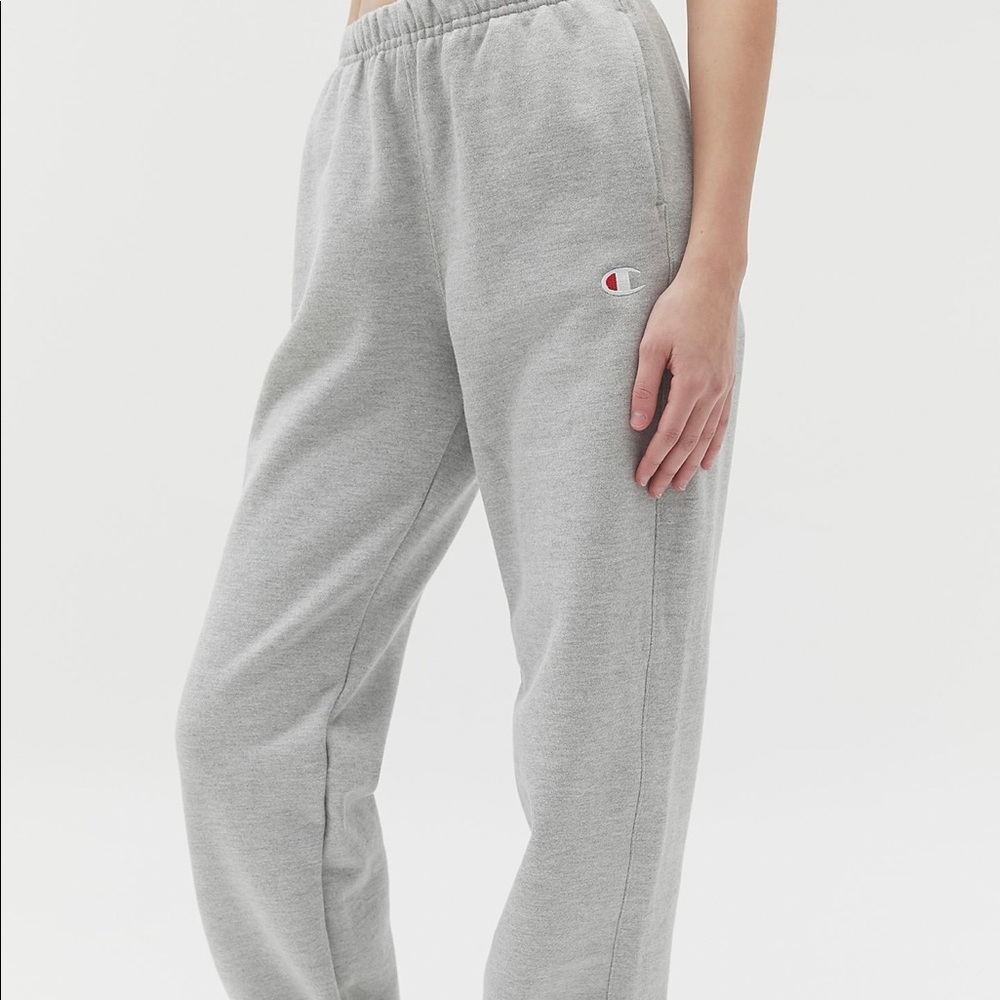 champion grey sweatpants | size medium